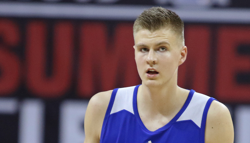 Illustration for article titled Kristaps Porzingis Had CornrowsÂ